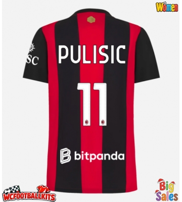 AC Milan Christian Pulisic #11 Replica Home Stadium Shirt for Women 2026-27 Short Sleeve
